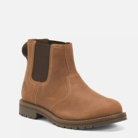 Men's Timberland Larchmont Mid Chelsea Boot Brownie - Picture 1 of 2